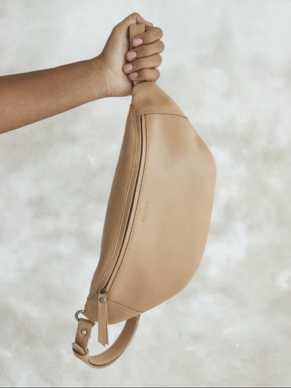 MANDRYN Atlas Leather Fanny Pack
